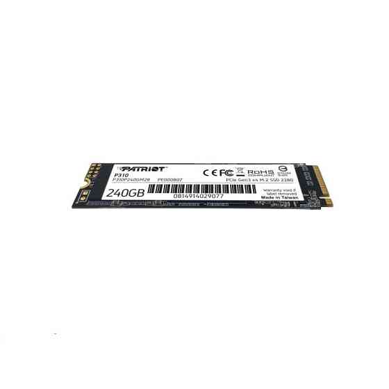 SSD диск накопичувач M.2 Patriot P310 240GB NVMe 2280 PCIe 3.0 3D TLC P310P240GM28 Одеса