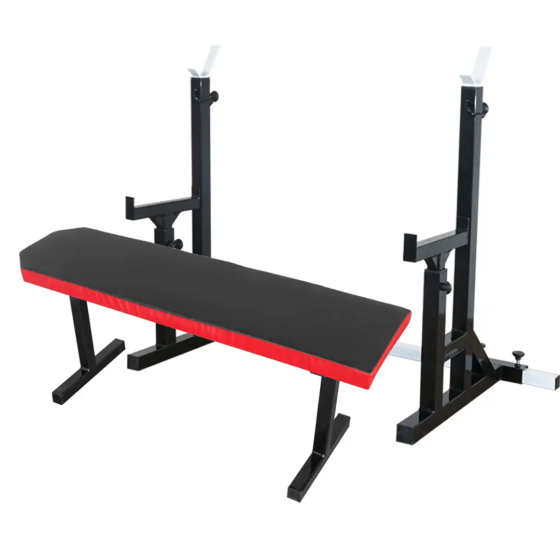 Скамья горизонтальная для жима + Стойки со страховкой 50 на 50 мм Киев