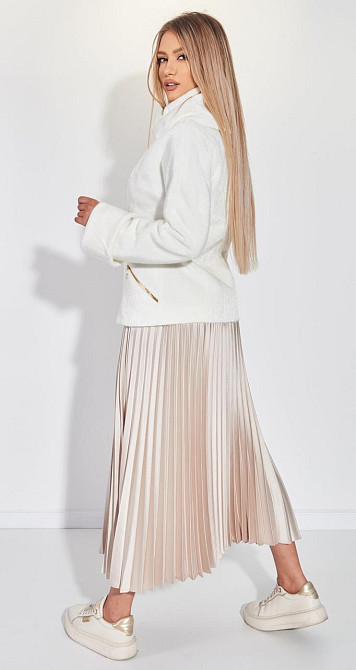 Легка біла шубка (42) Київ - фото 5