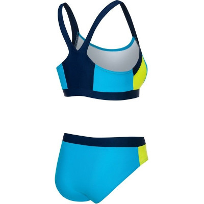 Купальник Aqua Speed Naomi 460-284 блакитний, жовтий, чорний 40 (5908217671219) Винница - изображение 2