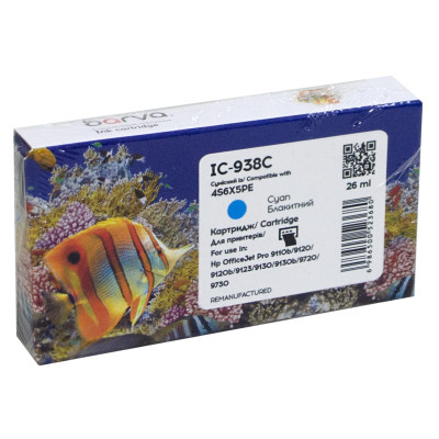 Картридж Barva HP 938 4S6X5PE 800с cyan (IC-938C) Вінниця - фото 1