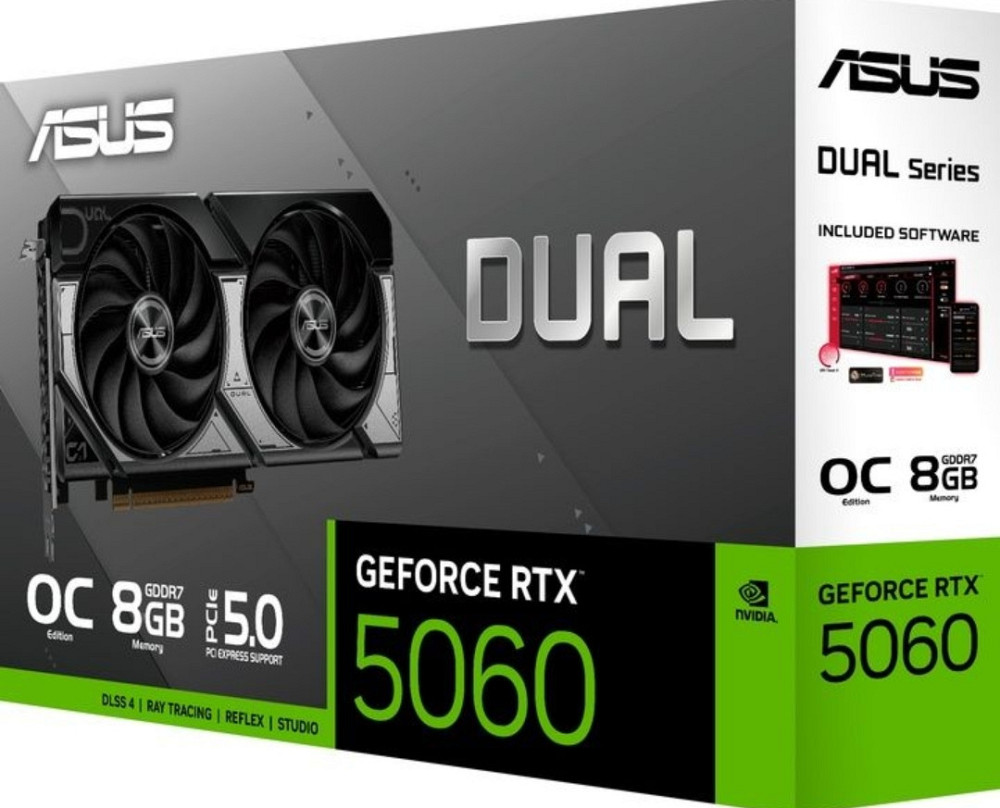 ASUS GeForce RTX 5060 Dual OC 8GB GDDR7 DLSS4 Киев - изображение 1