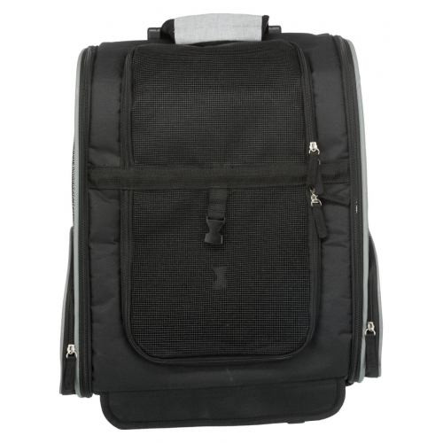 Сумка-рюкзак Trixie для собак Trolley до 8кг з поліестеру чорна/сіра 32х45х25 см Київ - фото 3