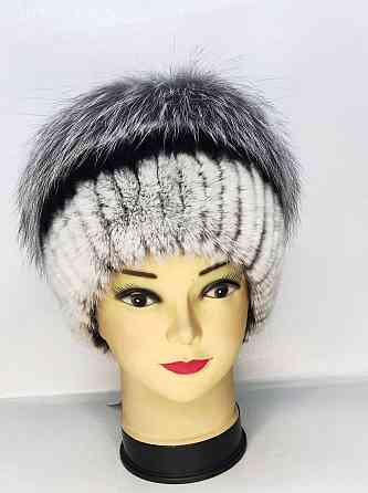 Шапка хутряна жіноча кубанка шиншилова Надін Сірий Харків