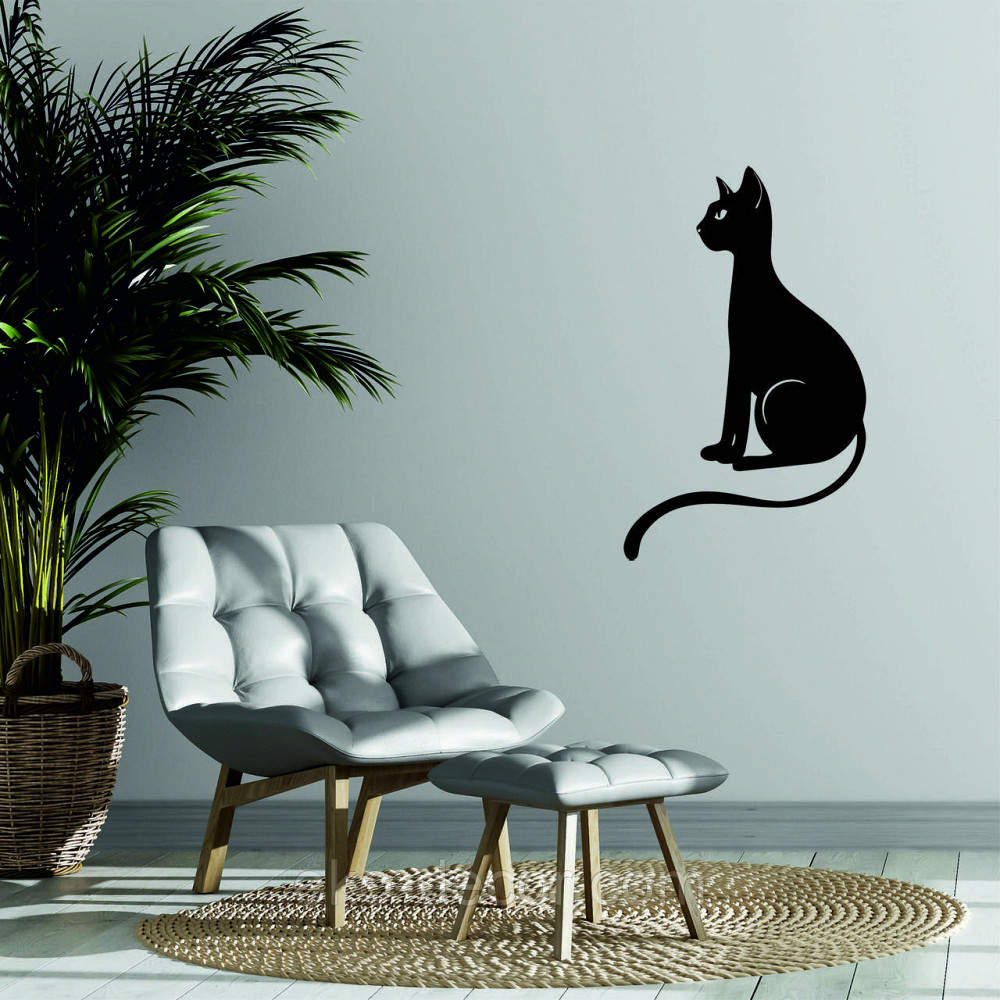 Декоративне настінне 3D Панно «Кіт» Декор на стіну з об'ємом Київ - фото 5