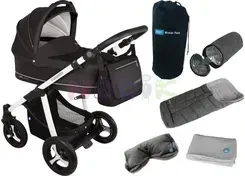 Детская коляска Baby Design Lupo Comfort Black Głęboko Spacerowy Киев - изображение 1