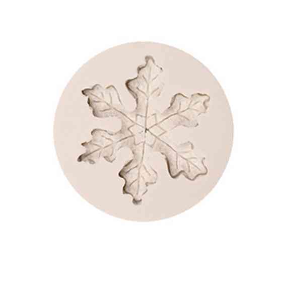 Молд Снежинка новогодний 72 мм серый Киев