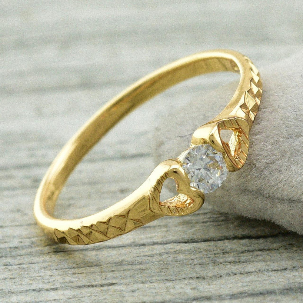 Кільце 18 розмір Xuping, (ширина 4 мм, вага 0.9 м), позолота 18К Київ - фото 2