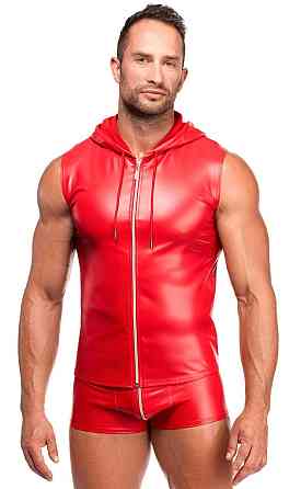 Чоловічий жилет з капюшоном Noir Handmade H096 Ignite hooded vest XL Sex Aura Київ