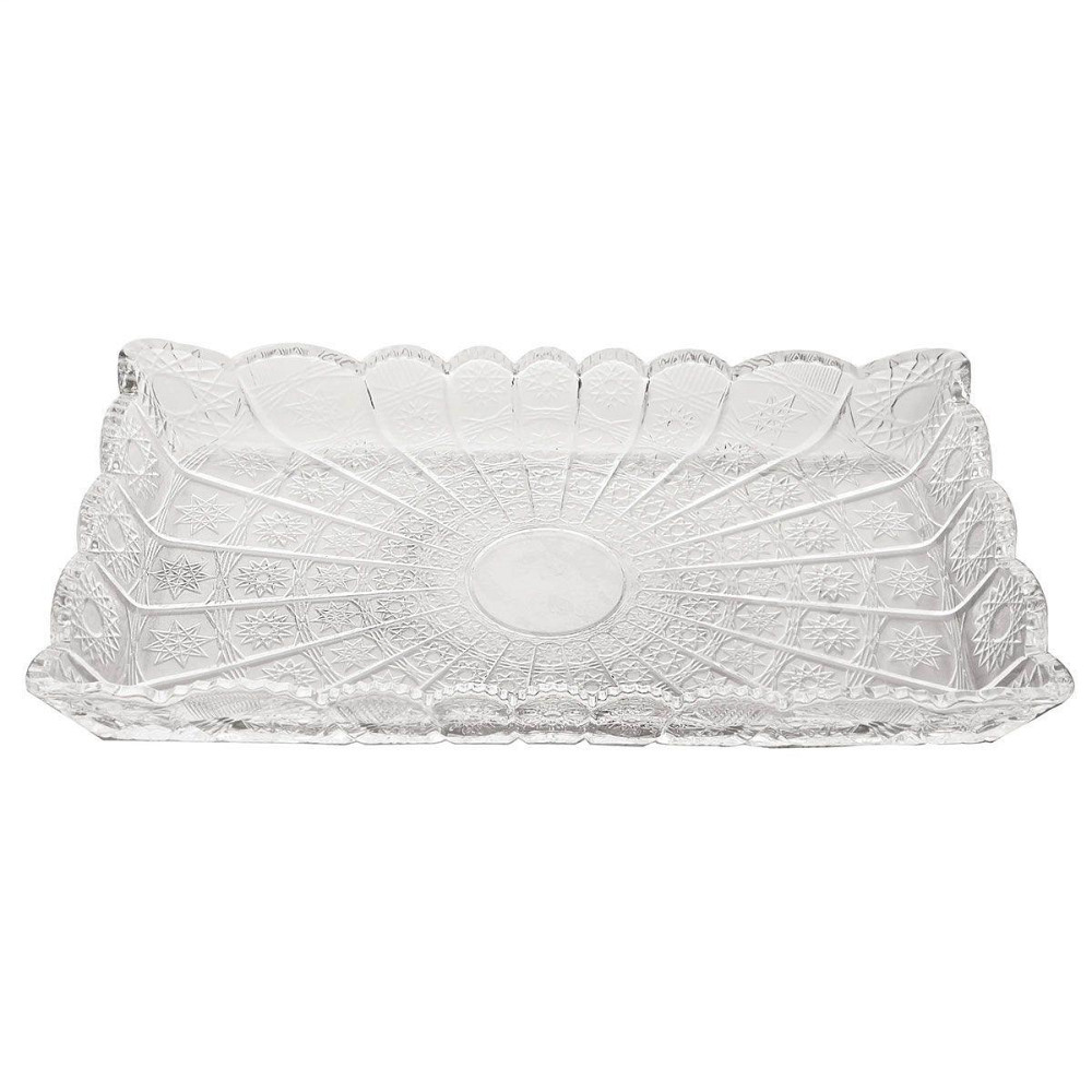 Блюдо для закусок Lirmartur скляне 28,6*16,5*3 см HP-YH-26 Коломия - фото 1