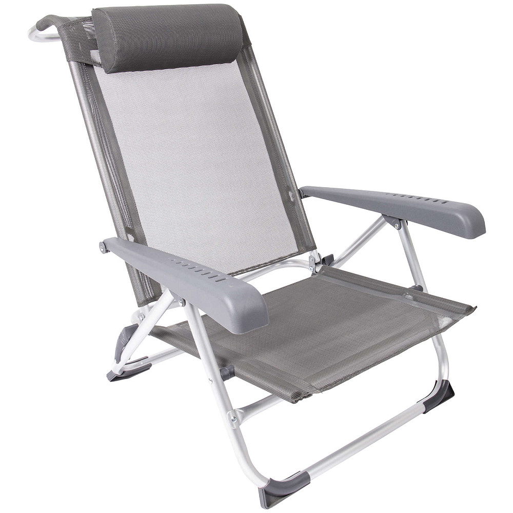 Кресло раскладное Bo-Camp Saint-Tropez Grey (1204796) Винница - изображение 1