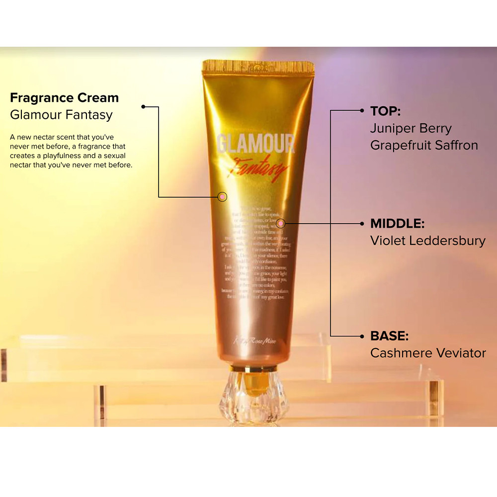 Крем для тіла Fragrance Cream - Glamour Fantasy Kiss by Rosemine 140 мл Київ - фото 2