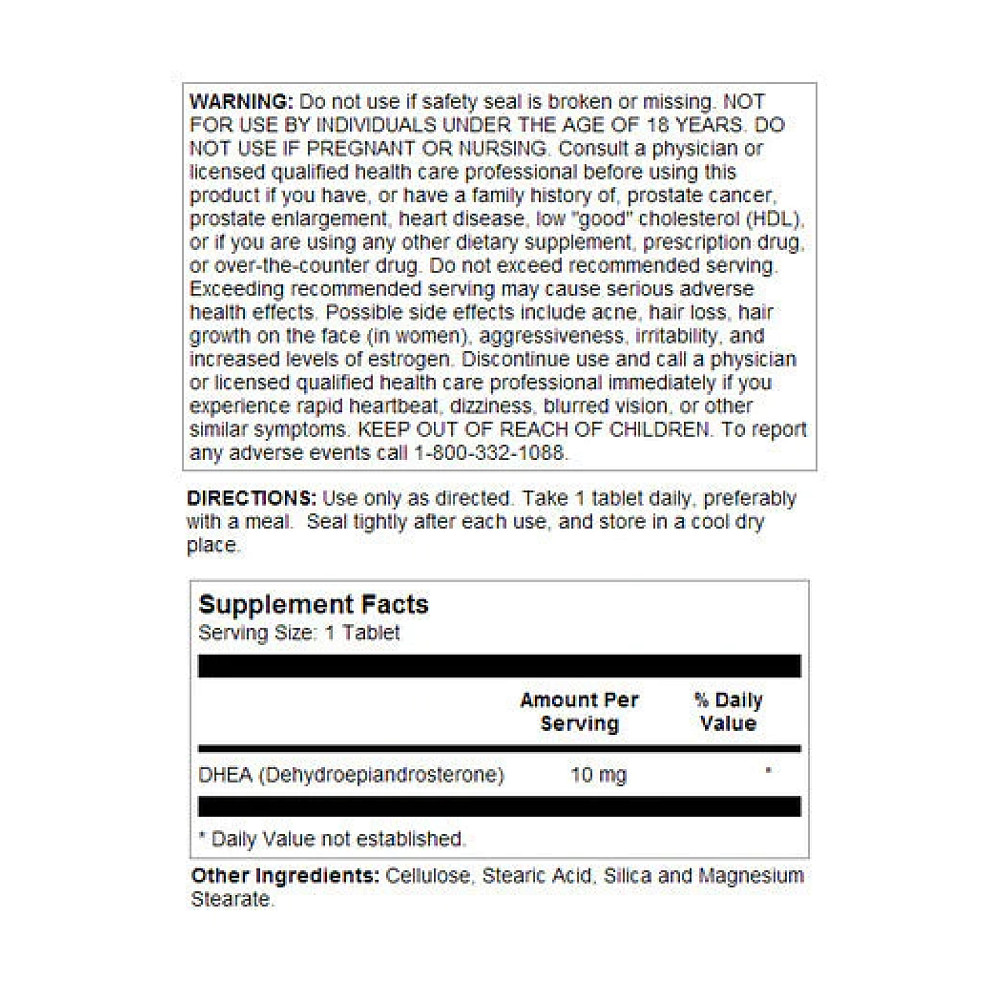 DHEA 10mg - 60 tabs Луцьк - фото 2