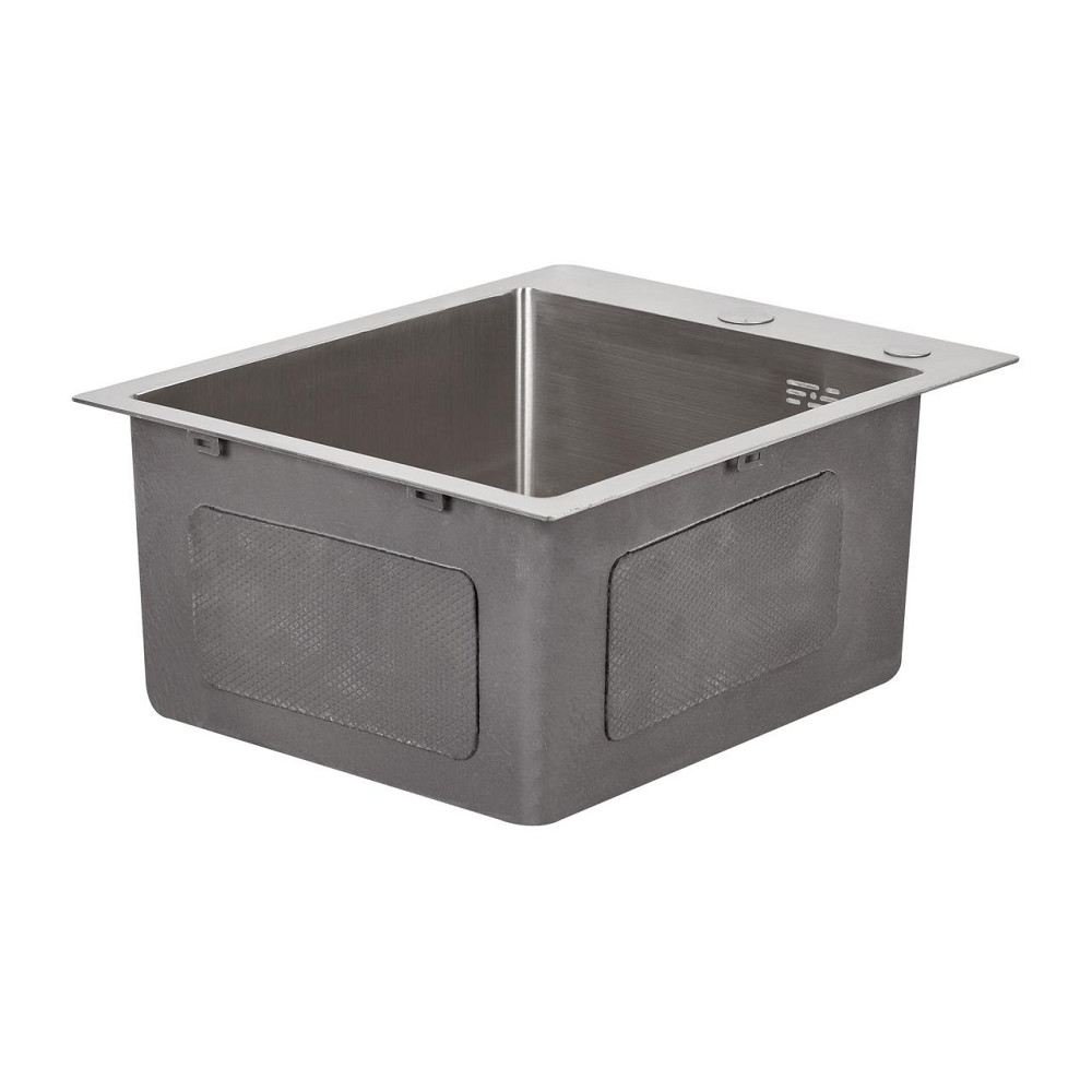 Мийка для кухні інтегрована Lidz Handmade H4050 (LDH4050BRU39258) Brushed Steel 3,0/1,0 мм Київ - фото 13
