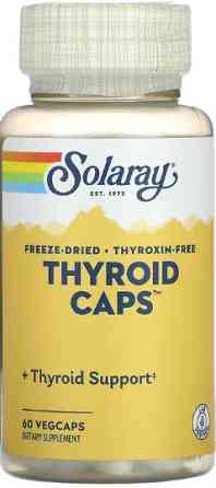 Капсулы для поддержки щитовидной железы SolarayThyroid Caps 60 vcaps Киев