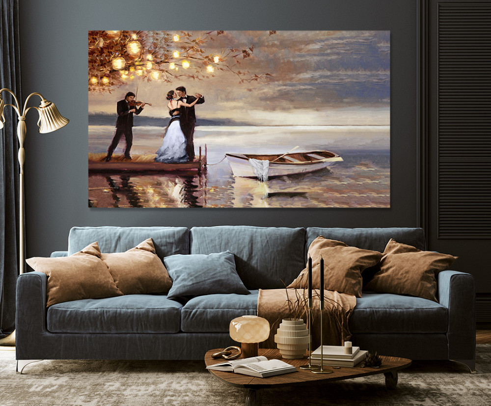 Картина холст в гостиную / спальню   Закохана пара   MLP_148 90х180см Киев - изображение 3