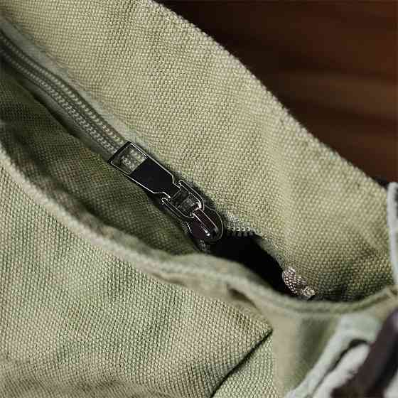 Сумка на плече из качественного текстиля Vintage sale_15131 Оливковый Киев