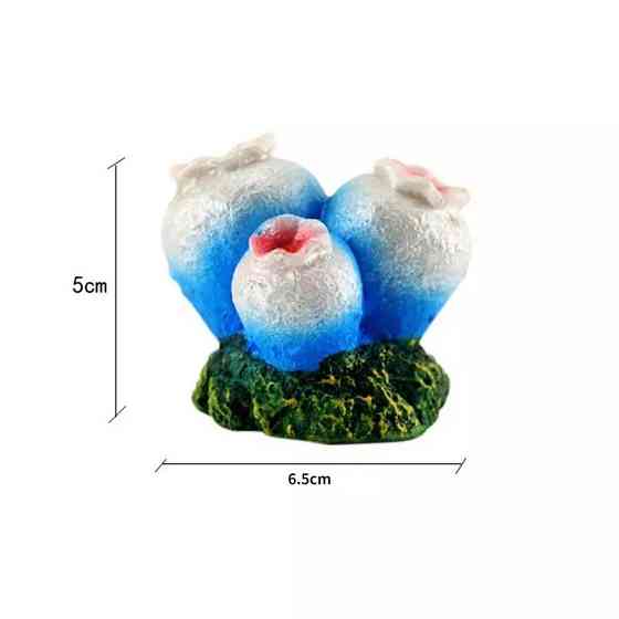 Декор в аквариум Коралл 65 на 50 мм разноцветный Киев