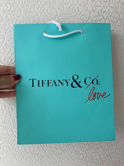 Tiffany Тіффані пакет романтичний / Пареровий пакет для подарунка Одеса - фото 1