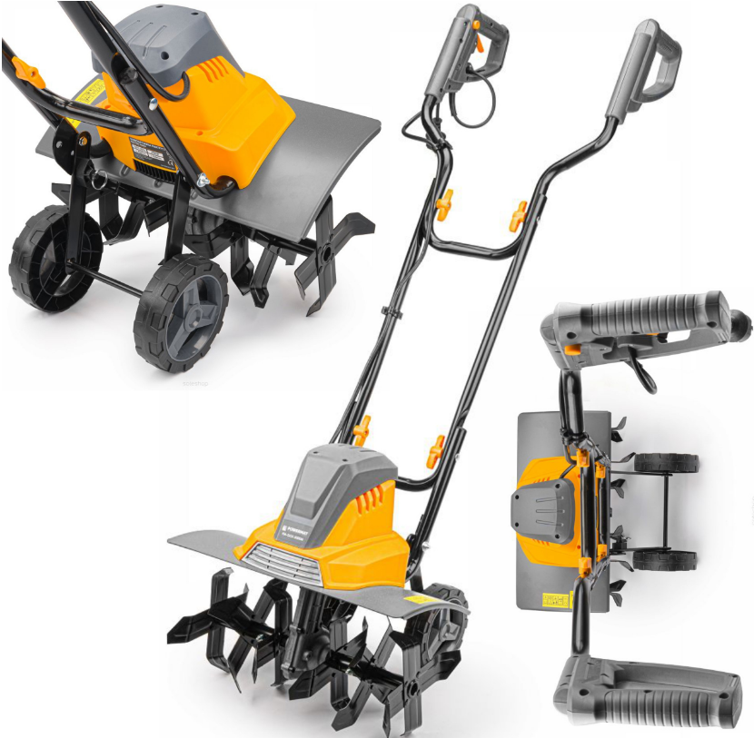 Культиватор електричний Powermat PM-GGE-2000M 45 см 2000 Вт (Польща) Київ - фото 1