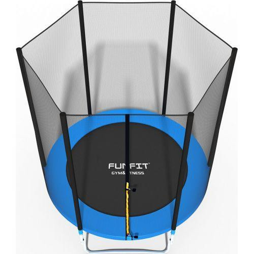 Батут Funfit 6ft (183см) синій з зовнішньою сіткою Киев - изображение 3