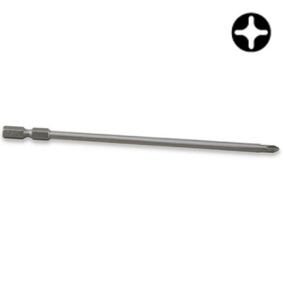 Бита для шуруповерта Toptul 1/4" 100мм PH2 магнитная Anti-Slip (FSMB0802) Винница - изображение 1