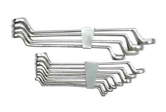 Ключі накидні вигнуті VOREL М 6-32 мм, компл. 12 шт [2/8] Одеса