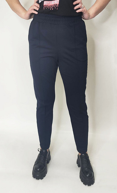 Брюки женские трикотажные Темно-cиний 46/48 Харьков - изображение 6