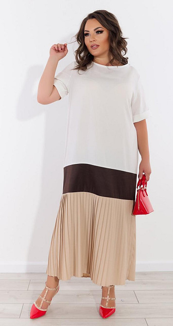 Нарядное платье плиссе (48) Киев - изображение 4