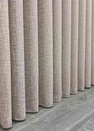 Тюль лен однотонный, коллекция 