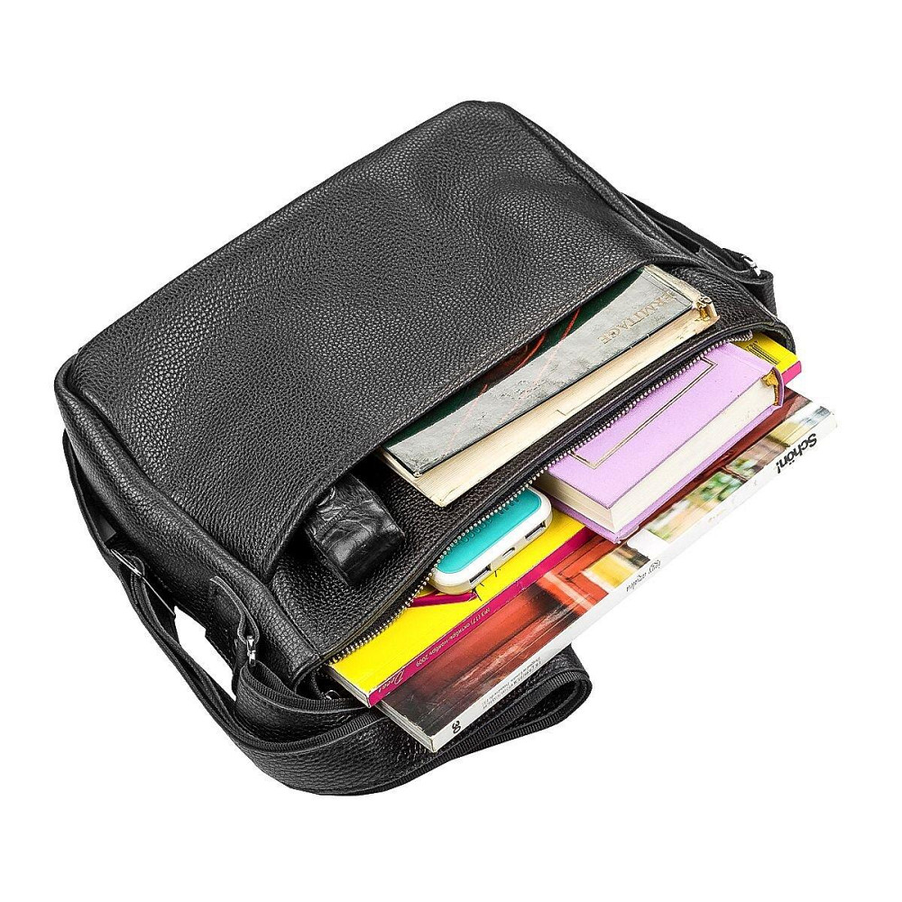 Сумка кожаная Черная (SHVIGEL) Киев - изображение 9