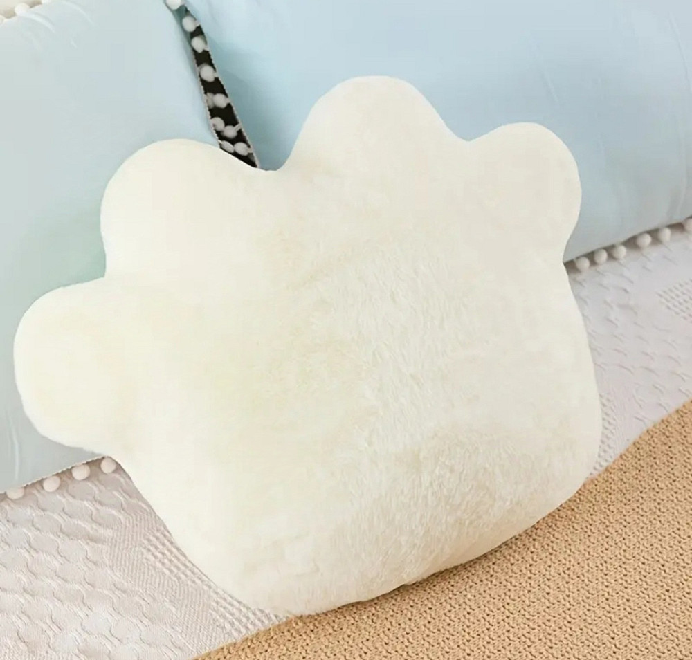 Подушка лапка велика чорна 50*40см Київ - фото 5