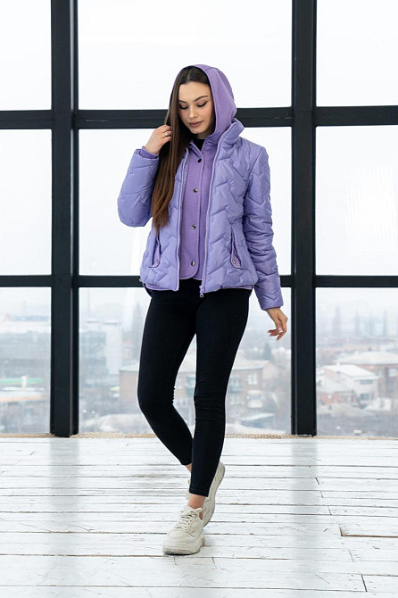 Женская стильная стёганная куртка весна-осень. 44-54р Киев - изображение 6