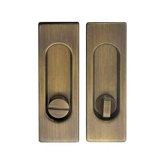 Ручка на розсув. двері Fimet 3663AR F03 мат бронза (комплект) Київ