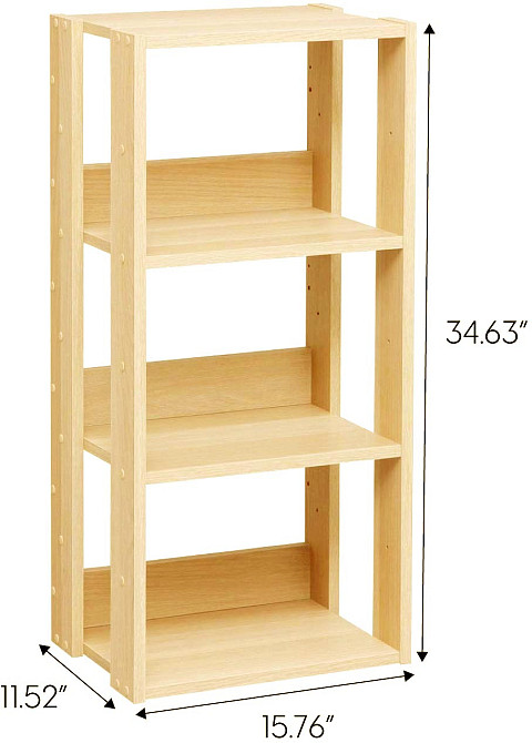 Книжковий стелаж "Сервантес 38" ваніль Миколаїв - фото 3