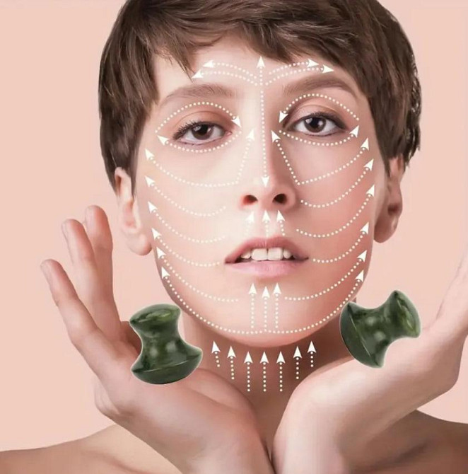 Нефритовый массажер для лица Грибок (42*38 мм), массажер для лица, 1 шт. Киев - изображение 5