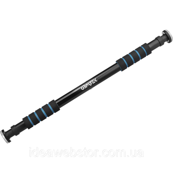 Турнік розсувний GYMTEK 63-100см чорно-синій Київ