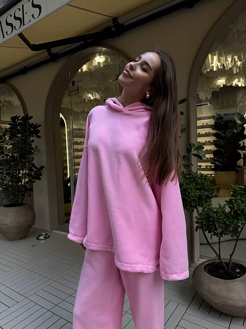 Женский стильный теплый костюм двухсторонний флис-полар Одесса - изображение 6