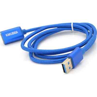 Дата кабель USB 3.0 AM/AF 1.2m black KAKUSIGA (YT-AM/AF-KSC-753) Винница