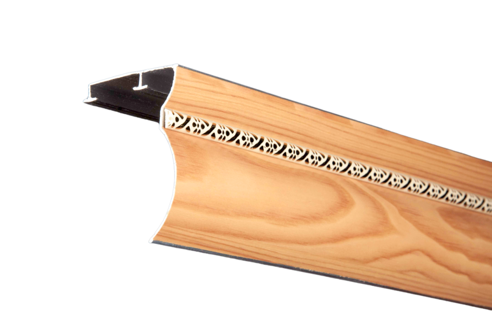 Алюмінієвий карниз БР-12 сосна, коса на вибір 3.0 Бровари - фото 1