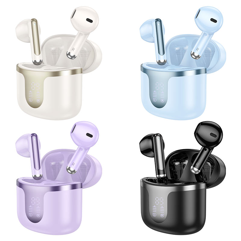 Бездротові навушники HOCO EQ7 Snowflake фіолетові Київ - фото 2