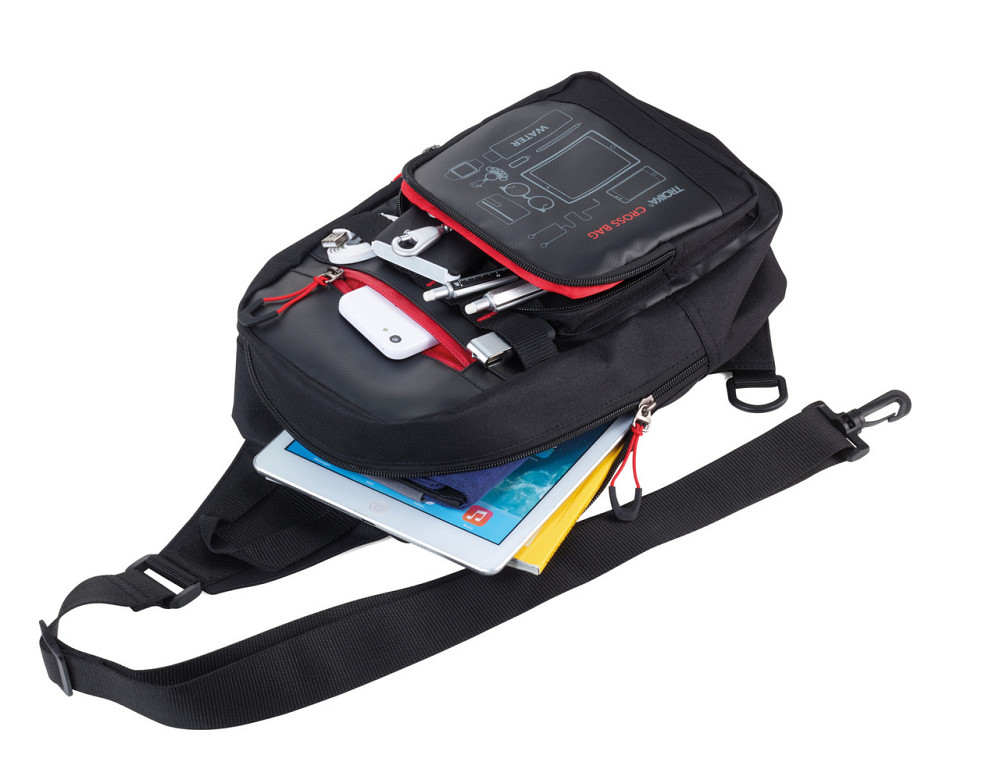 Рюкзак городской Troika Cross Bag 5л через плечо Черный Киев - изображение 7