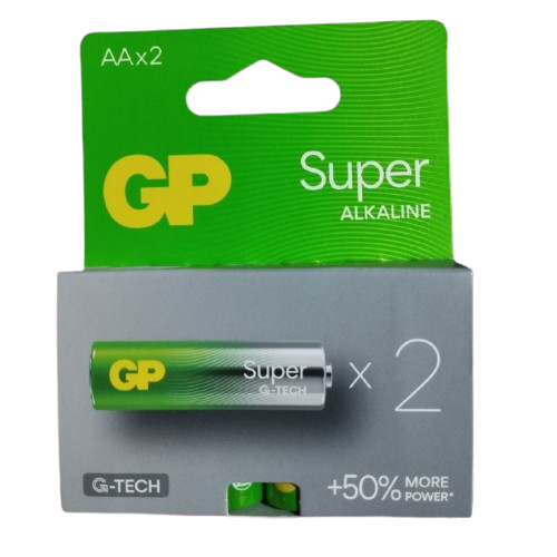 Батарейка лужна AA/LR6 (бл-2шт) GP Super Житомир