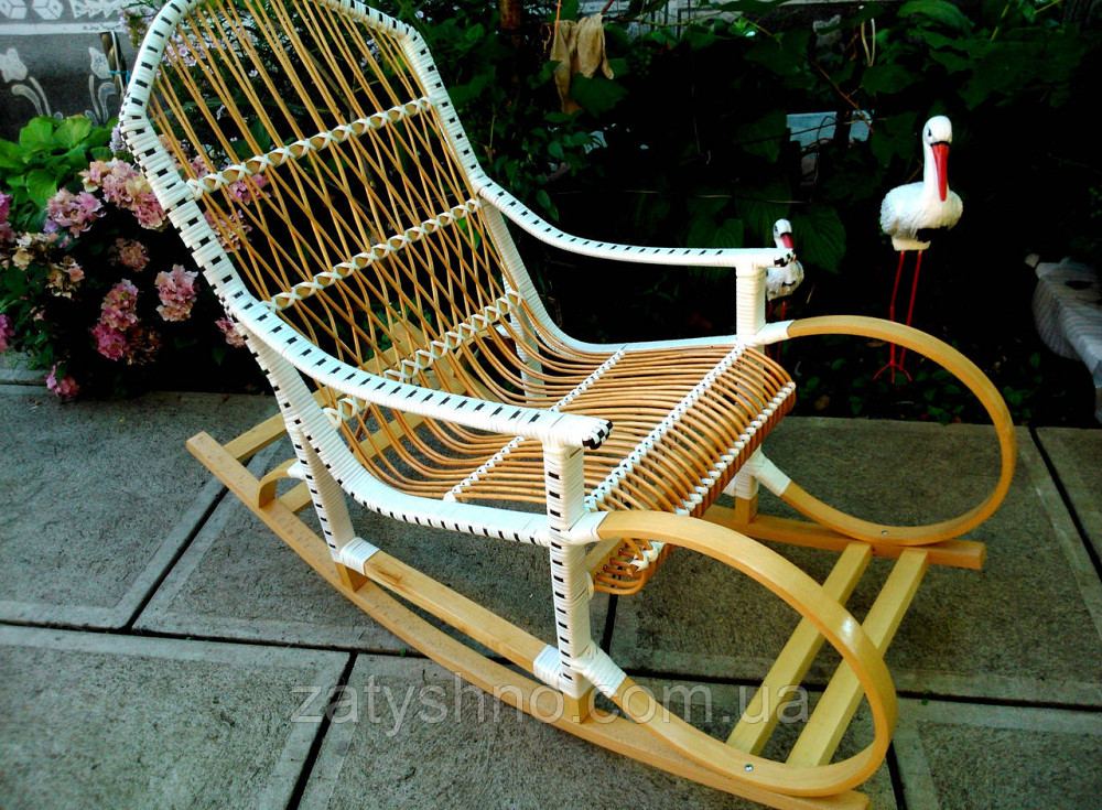Качалка из ротанга лозы ручной работы Киев - изображение 1