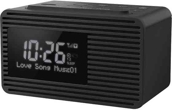 Радіобудильник Panasonic RC-D8EG-K чорний DAB+/FM USB зарядка 2 будильника snooze таймер 10 улюблених станцій світлодіодний Київ