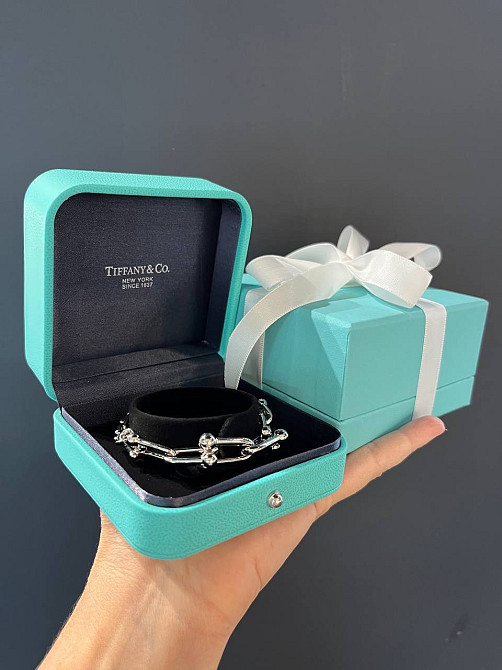 Tiffany упаковка под браслет - коробочка, внешняя коробочка, пакет, мешочек, протирка для серебра Одесса - изображение 1