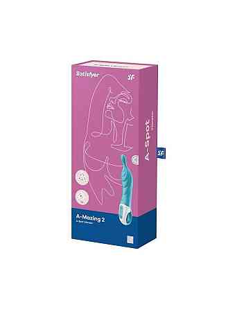 Вібратор для точки А Satisfyer A-Mazing 2 Turquoise Sex Aura Київ