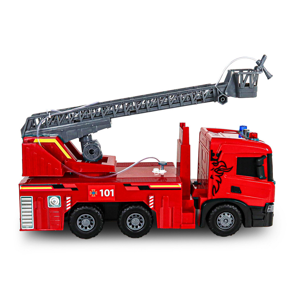Автомодель серії Super Big Truck – Пожежна машина Scania (світло, звук, функ. води) Днепр - изображение 10