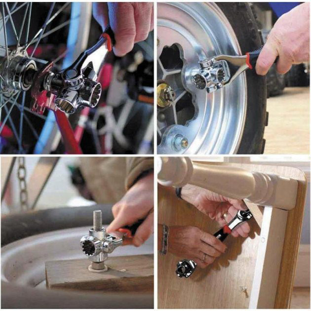 Универсальный ключ 48 в 1 Universal Tiger Wrench PRO original Сверхпрочный, набор универсальных ключей CK-68 Львов - изображение 8