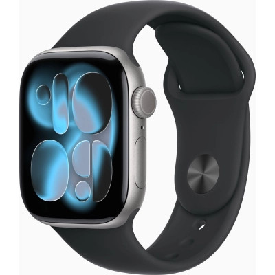 Смарт-годинник Apple Watch Series 11 GPS 42mm Space Grey Aluminium Case with Black Sport Band - M/L (MEQX4RK/A) Вінниця - фото 1
